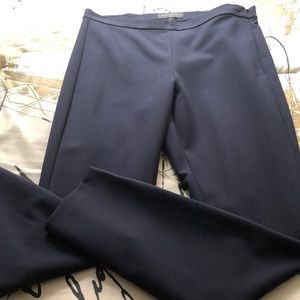 Devon classic trouser cut navy blue pants
